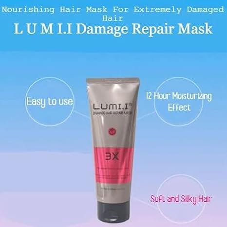 LUMI.I Damage Hair Repair Mask 3X [Deep Conditioning Intense Repair] 200ml/6.76fl.oz - Palace Beauty