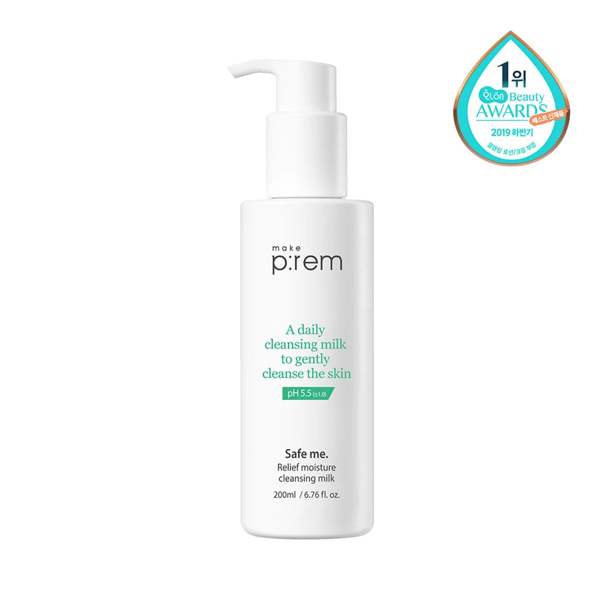 Make P:rem Safe Me Relief Moisture Cleansing Milk 200ml - Palace Beauty