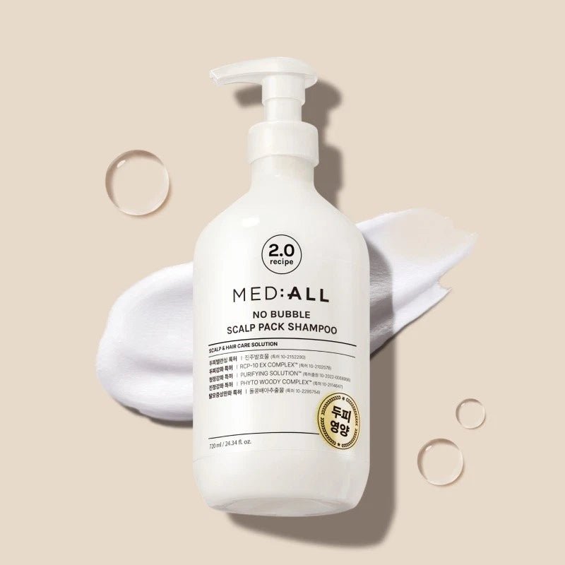 [MEDIALL] No Bubble Scalp Pack Shampoo 720ml - Palace Beauty