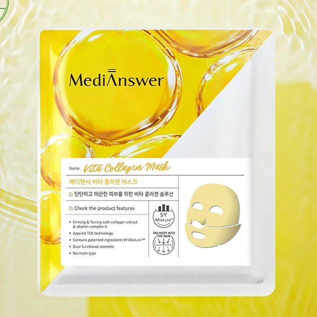 [MediAnswer] Vita Collagen Mask (1pc or 1box(5pcs) - Palace Beauty