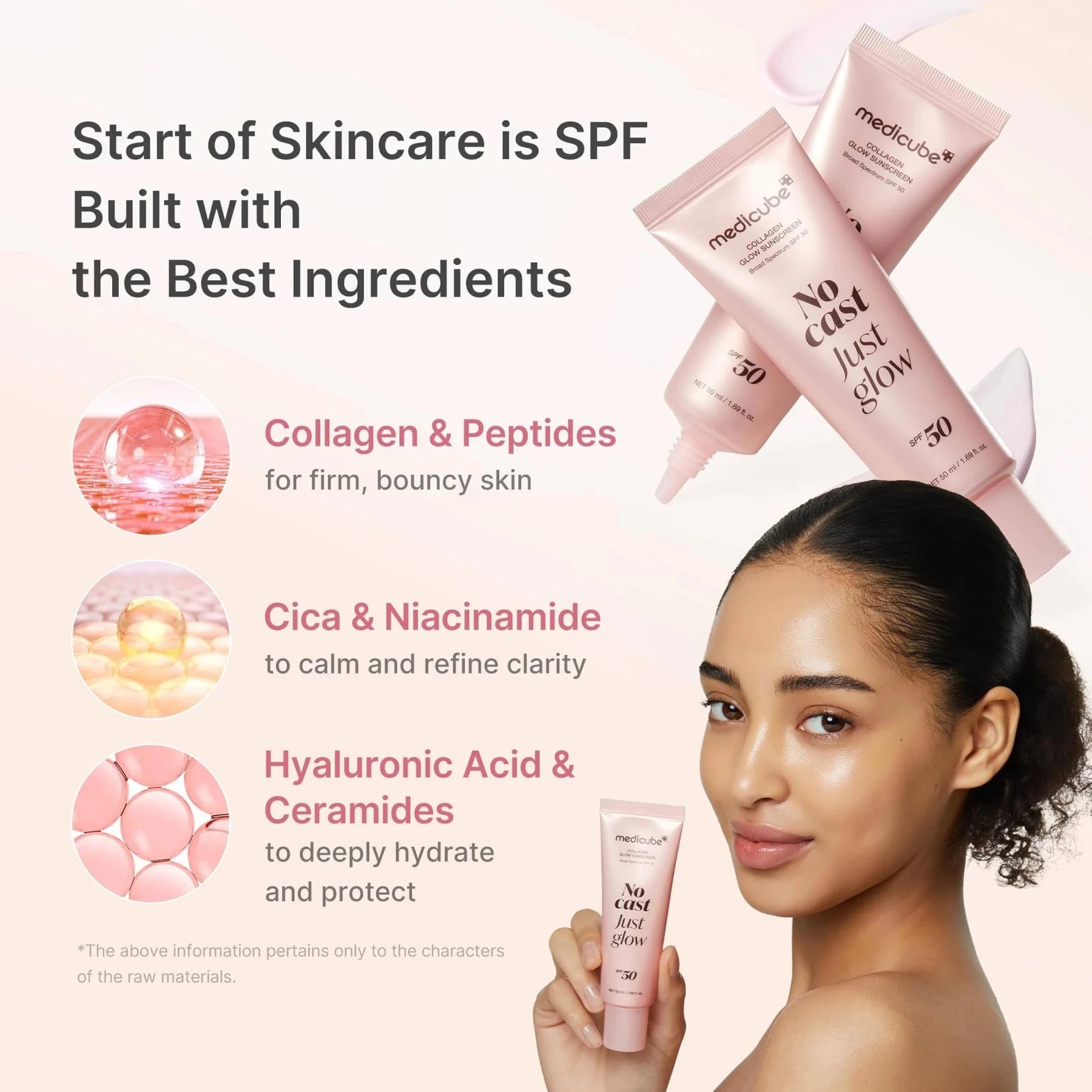 [medicube] Collagen Glow Sun Cream 50ml - Palace Beauty