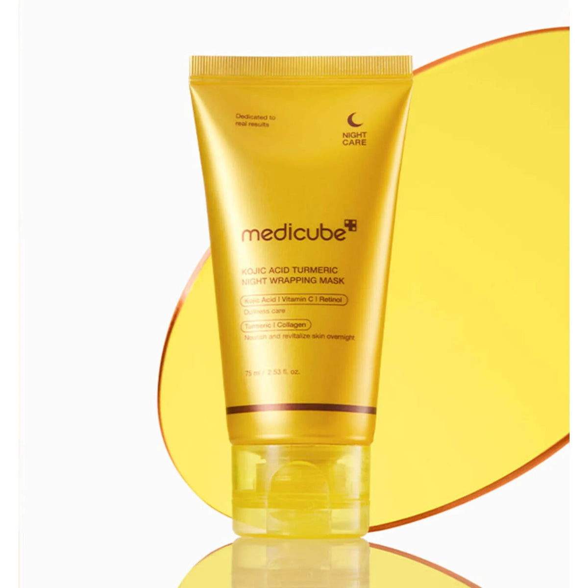 [medicube] Kojic Acid Turmeric Night Wrapping Mask 75ml - Palace Beauty