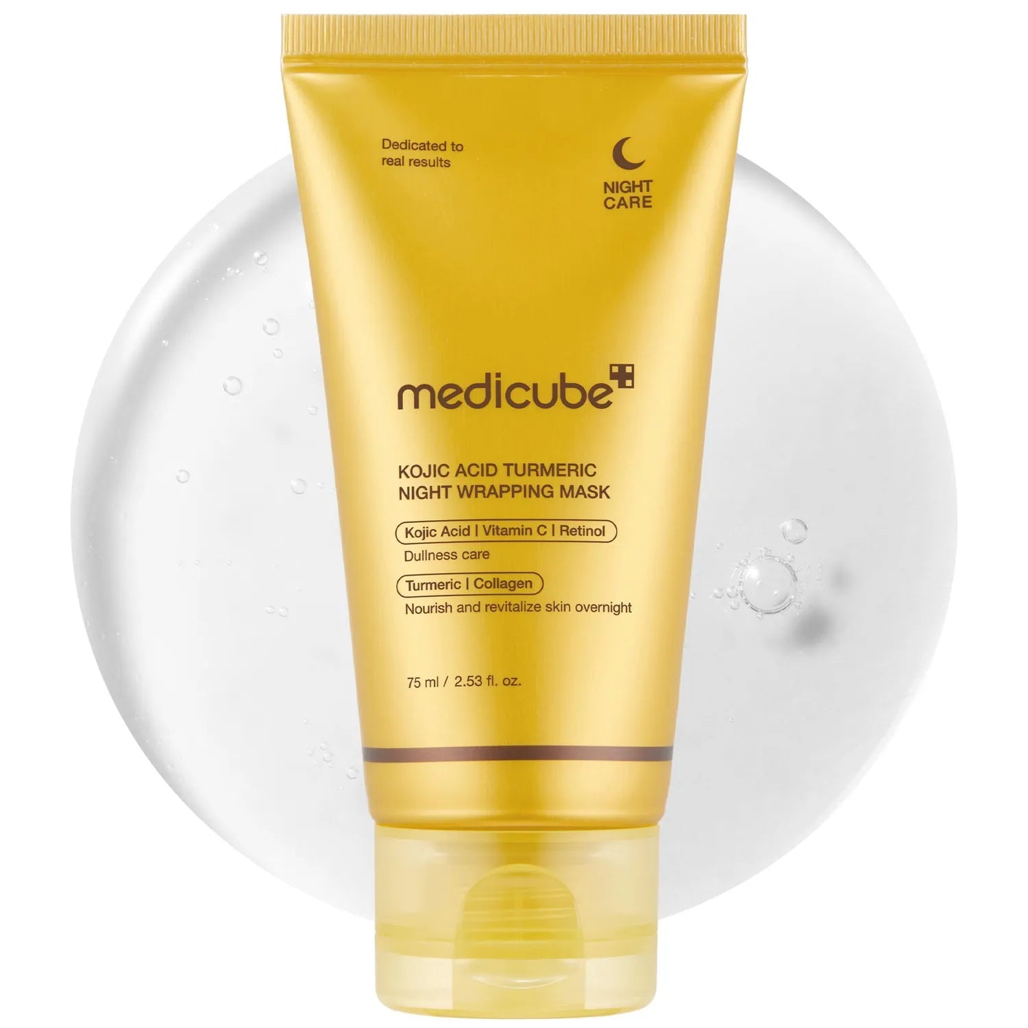 [medicube] Kojic Acid Turmeric Night Wrapping Mask 75ml - Palace Beauty