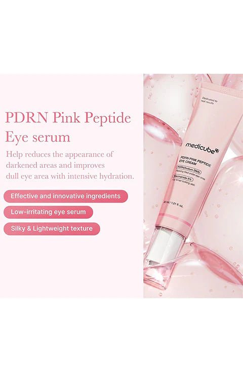 [medicube] PDRN Pink Peptide Eye Cream (30ml/1.01fl.oz) - Palace Beauty