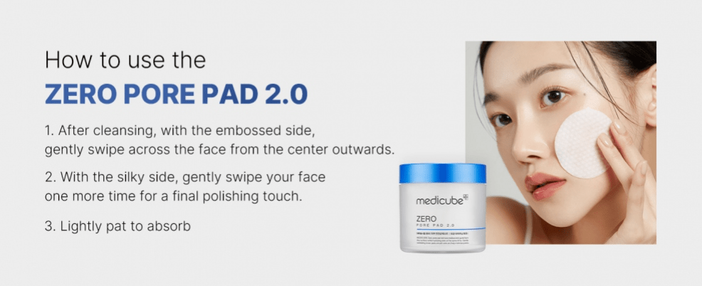 [Medicube] ZERO PORE PAD 2.0 (70pcs) - Palace Beauty