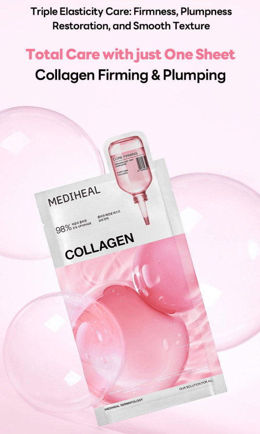 [MEDIHEAL] Collagen Essential Mask Sheet Core Firming (1pc or 1box(10pcs) - Palace Beauty
