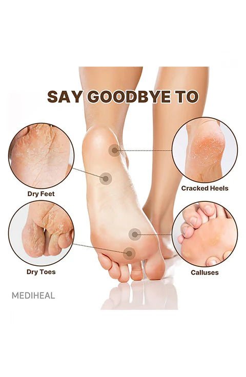 [MEDIHEAL] Derma Layer Foot Mask (1pc or 1box(5pcs) - Palace Beauty