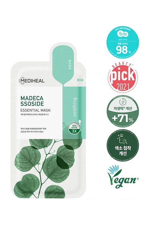 [MEDIHEAL] Madecassoside Essential Mask 1 or 1box(10pcs) - Palace Beauty