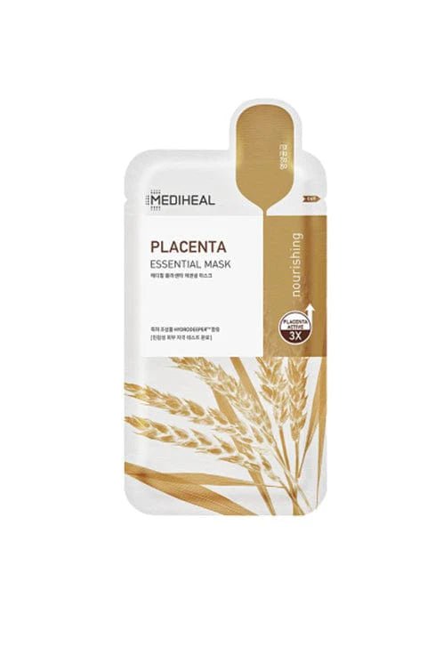 [MEDIHEAL] Placenta Essential Mask [1 or 1box(10pcs)] - Palace Beauty