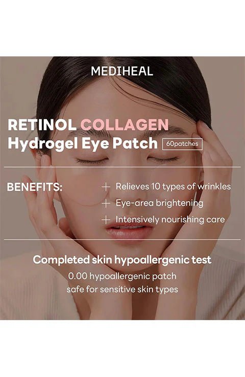 [MEDIHEAL] Retinol Collagen Eye Ampoule Patch (60Pcs) - Palace Beauty