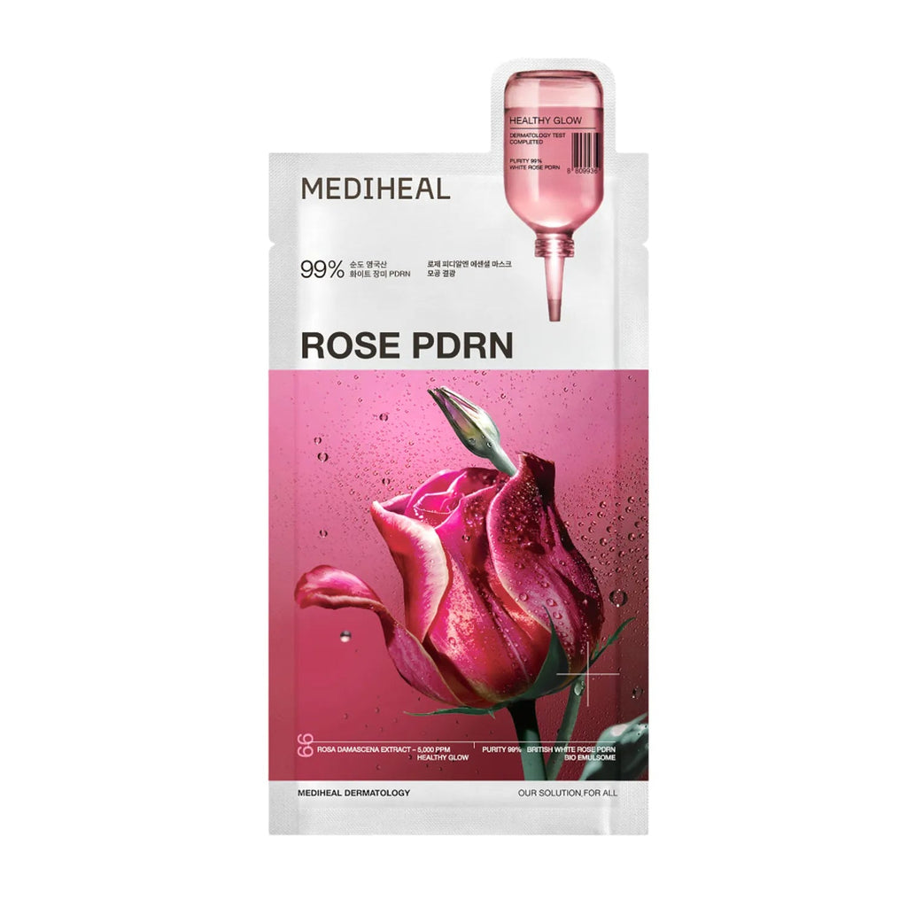 MEDIHEAL ROSE PDRN シートマスク　プランエスクリニック mediheal-rose-pdrn-essential-