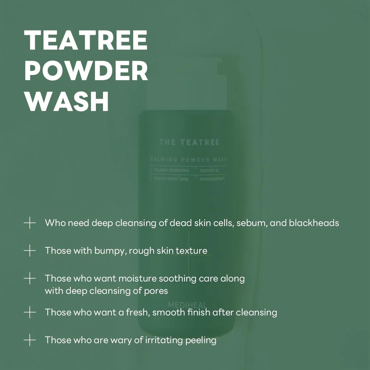 [Mediheal] The Teatree Calming Powder Wash - Palace Beauty