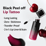 [Milktouch] Black Peel Off Lip Tattoo - 5 Colors - Palace Beauty