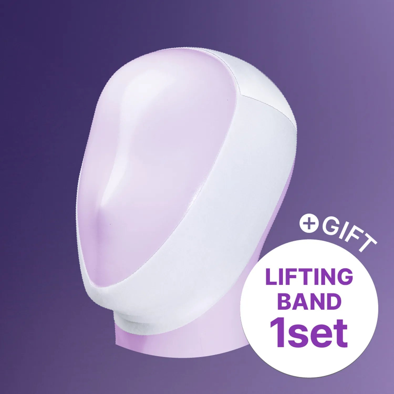 [numbuzin] No. 9 NAD Bio Lifting - sil Full Face Pack Sheet 4ea Set (+Fabric Lifting Band) - Palace Beauty