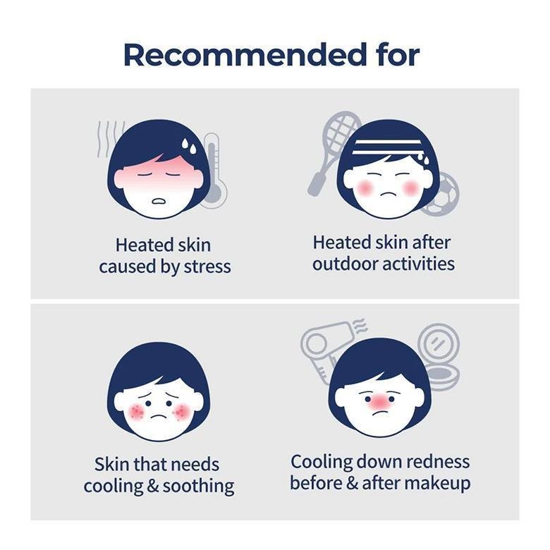 [Numbuzin] No.4 Icy Soothing Sheet Mask (1pc or 1box(5pcs) - Palace Beauty