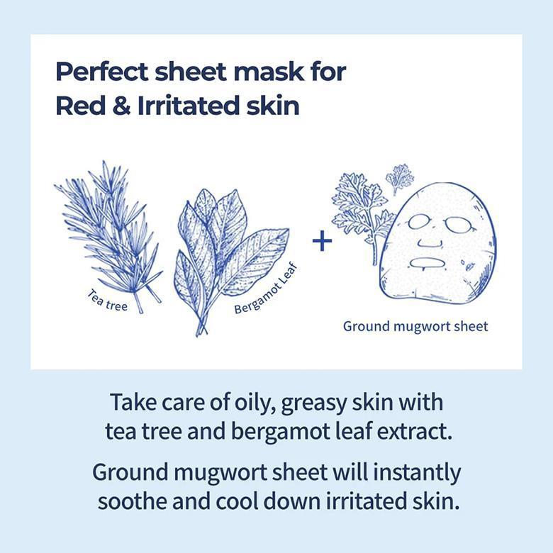 [Numbuzin] No.4 Icy Soothing Sheet Mask (1pc or 1box(5pcs) - Palace Beauty