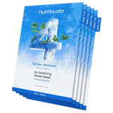 [Numbuzin] No.4 Icy Soothing Sheet Mask (1pc or 1box(5pcs) - Palace Beauty