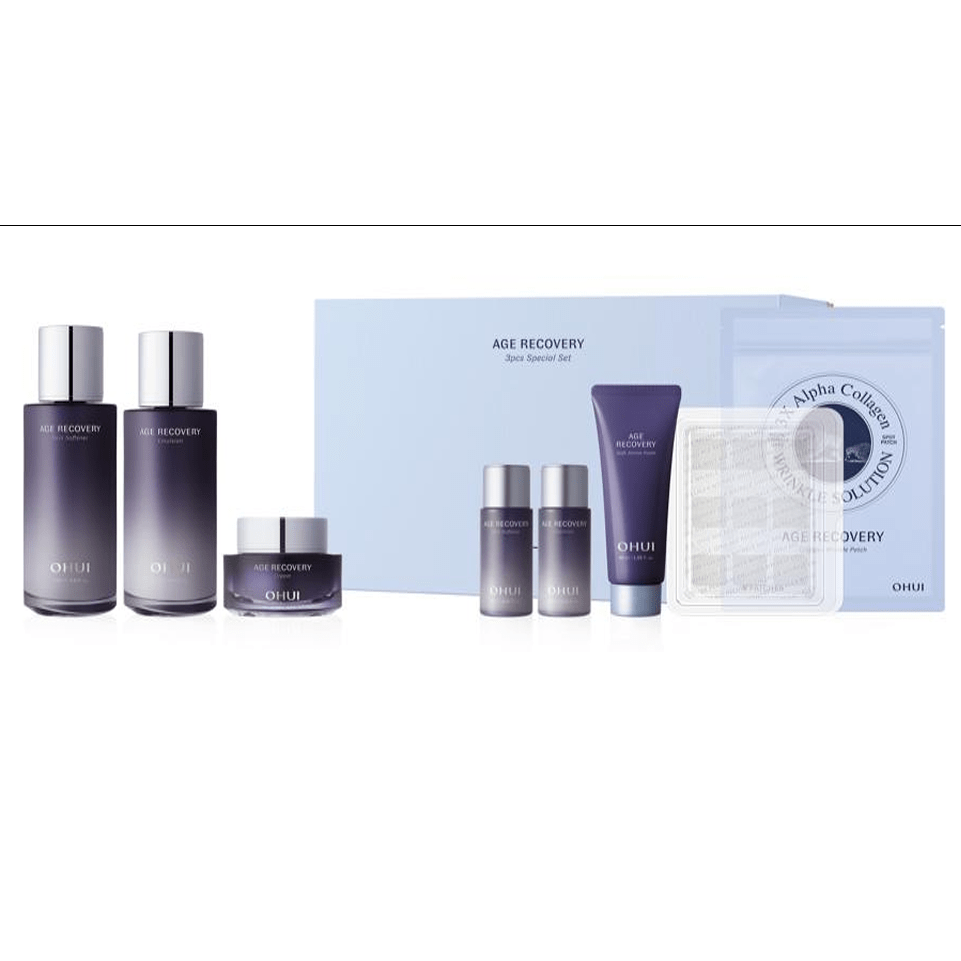 [OHUI] Age Recovery 3pcs Special Set + FREE GIFT Eye Cream(25ml) - Palace Beauty