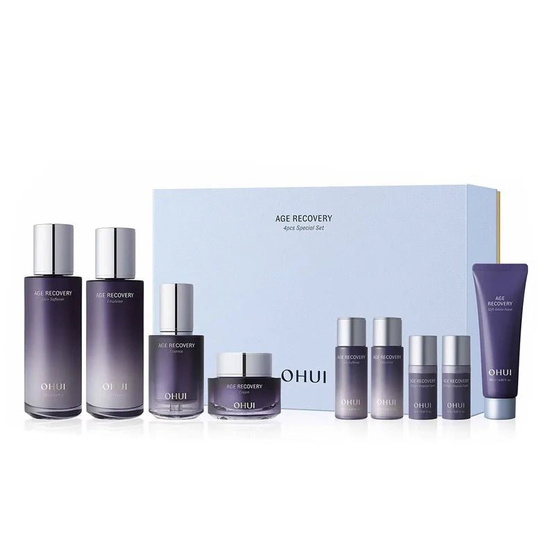 [OHUI] Age Recovery 4pcs Special Set + FREE GIFT Eye Cream(25ml) - Palace Beauty