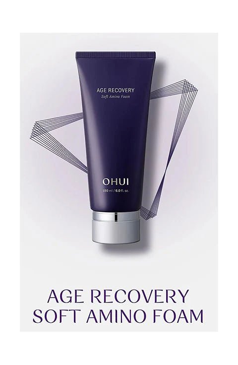 [OHUI] Age Recovery Soft Amino Foam Special (180Ml / 6.0fl.oz+45Ml / 1.52fl.oz) - Palace Beauty