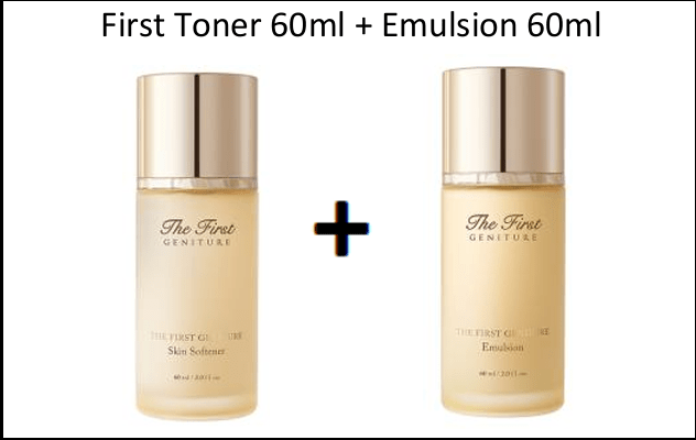 [OHUI] The First Geniture Skin Care 3pcs Special Set with free gift (Softener&Emulsion(60Ml/2.0fl.oz) - Palace Beauty