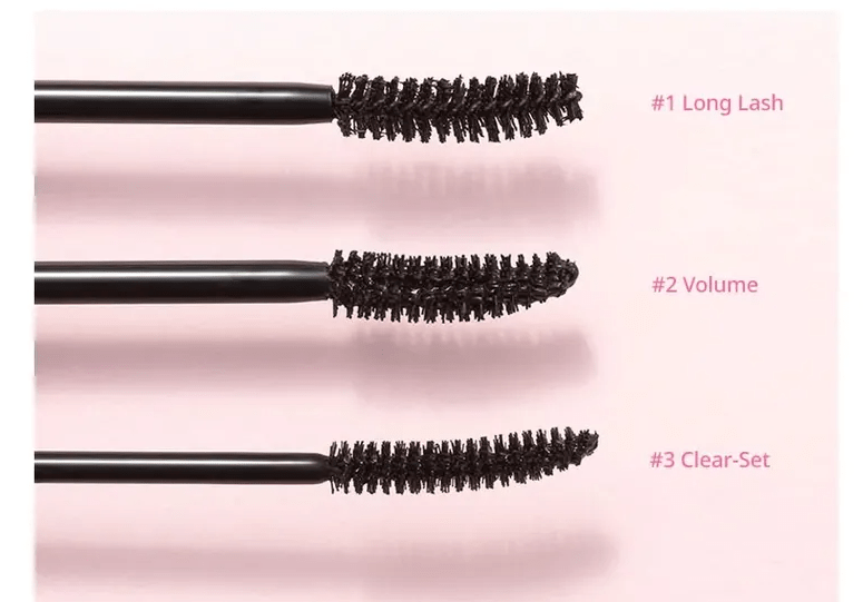PEPIPERA Ink Black Cara [long lash,volume,& clear - set] - Palace Beauty
