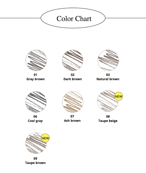 PERIPERA Speedy Skinny Brow [multiple colors] - Palace Beauty