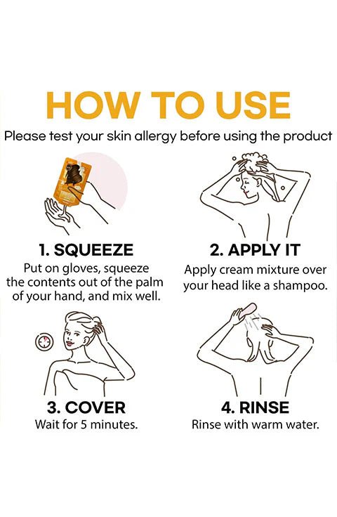 [Pyeonan] 5 Minute Speed Hair Dye (Shampoo Type) (30g/1.05fl.oz x 5pcs) - Palace Beauty