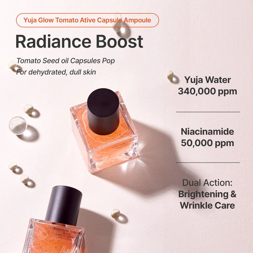 [Raume365] Yuja Glow Tomato Active Capsule Ampoule (50mL/1.69fl.oz) - Palace Beauty