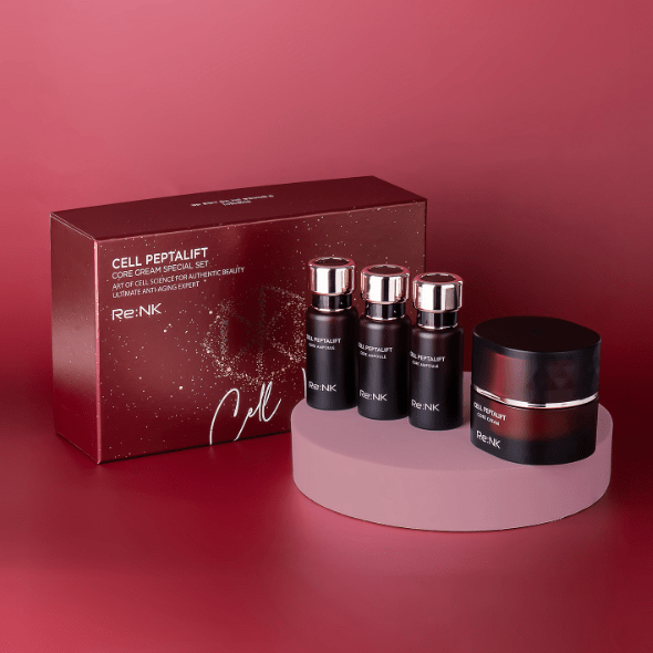 [RE:NK] Cell Pepalift Core Cream & Ampoule Set (50ml&16ml*4ea) - Palace Beauty