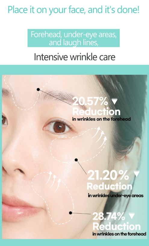 [RiRe] Smile Wrinkle Patch 1sheet(10patches) or 1box(5sheets/50patches) - Palace Beauty