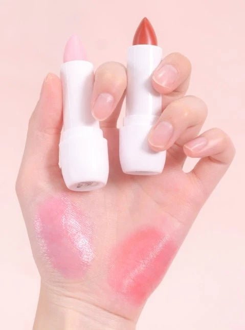 [RIRE] Vegan Moisture Lip Balm (pink,red) - Palace Beauty