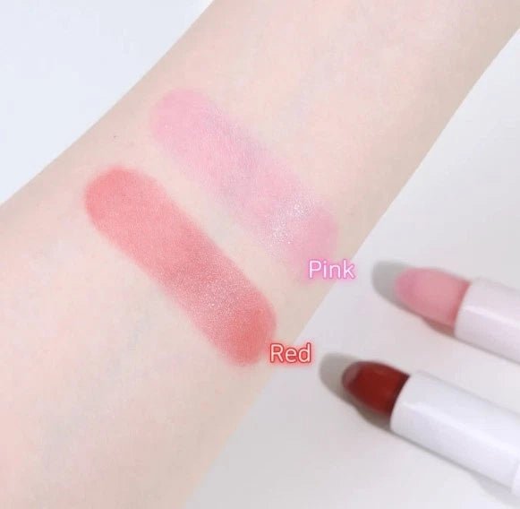[RIRE] Vegan Moisture Lip Balm (pink,red) - Palace Beauty