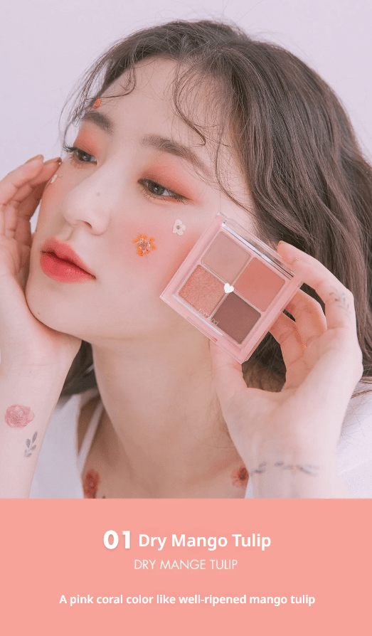 [rom&nd] Better Than Eyes (01 Dry Mango Tulip) - Palace Beauty