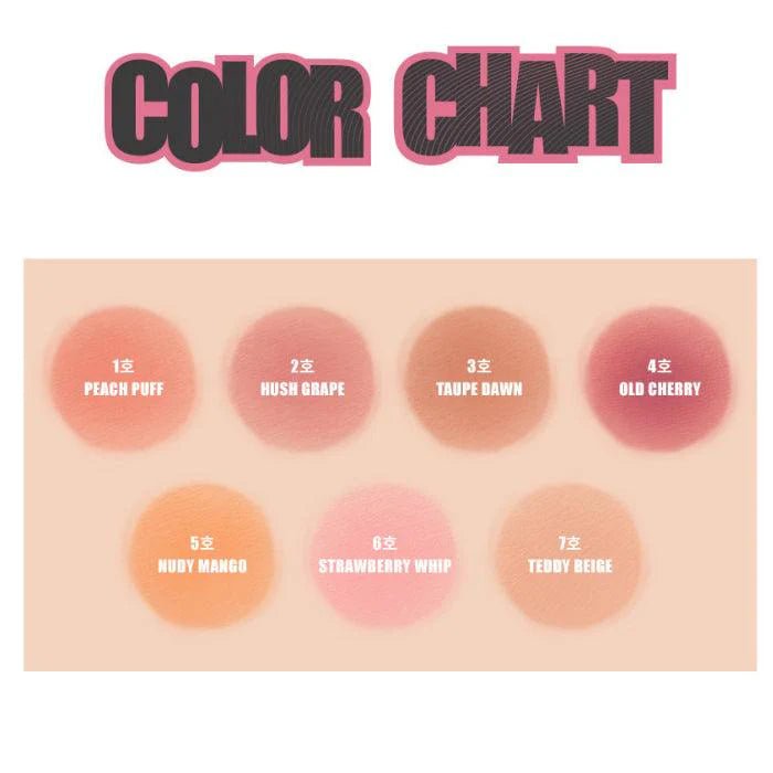 [rom&nd] Color Lip Matte (8 Colors) 8g - Palace Beauty