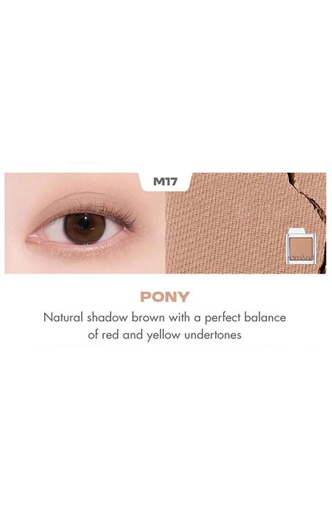 [rom&nd] Slide in Single Shadow Matte (12 colors) - Palace Beauty