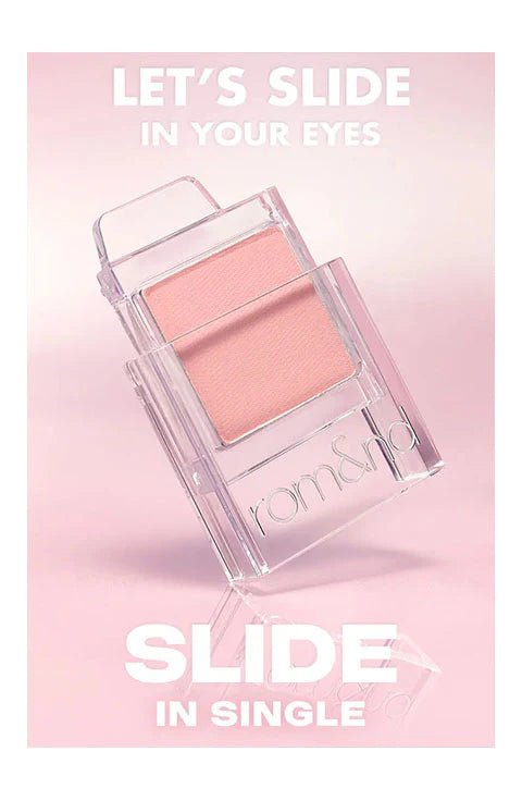 [rom&nd] Slide in Single Shadow Shimmer (12 colors) - Palace Beauty