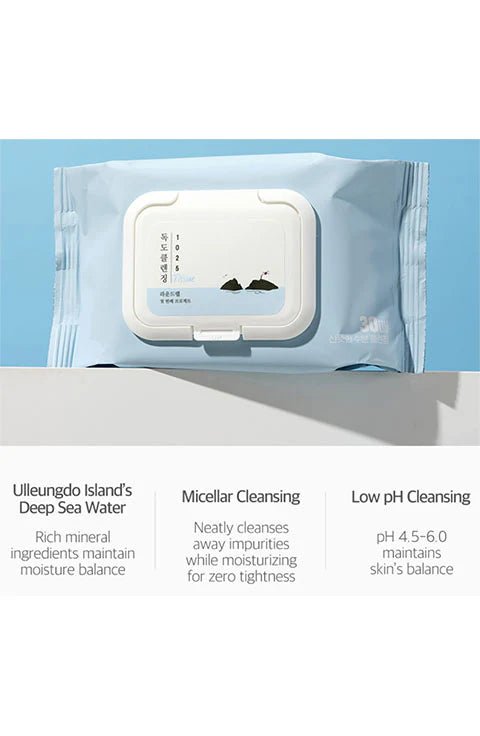 [ROUND LAB] 1025 Dokdo Cleansing Tissue (30Pcs) - Palace Beauty