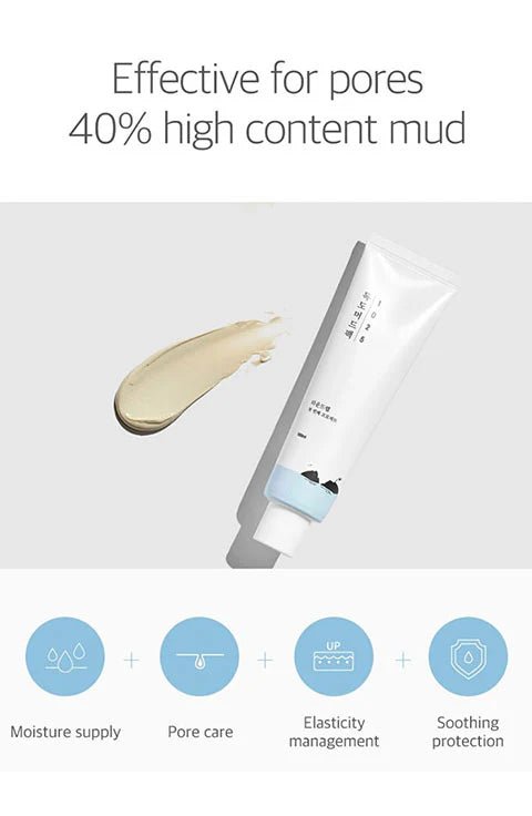 [ROUND LAB] 1025 Dokdo Mud Pack Tube (100mL) - Palace Beauty