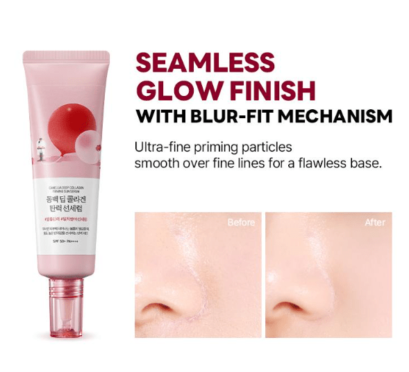 [ROUND LAB] Camellia Deep Collagen Firming Sun Serum 50ml - Palace Beauty