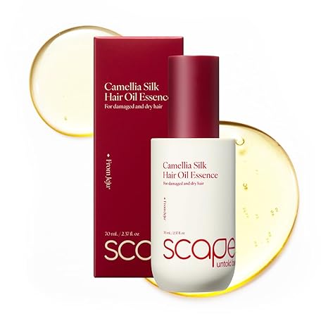 [scape] Camellia Silk Hair Oil Essence (70ml/2.37 fl.oz) - Palace Beauty