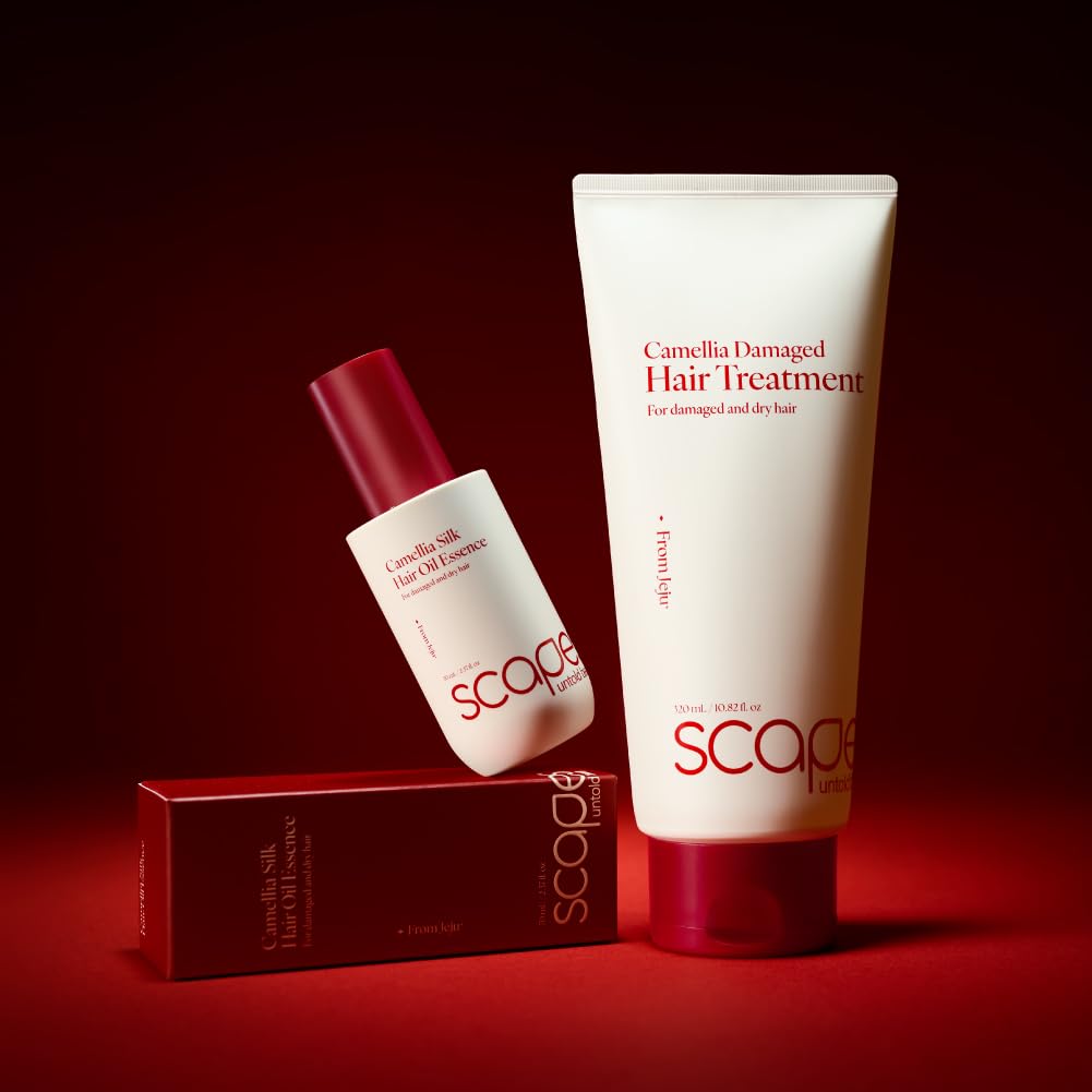 [scape] Camellia Silk Hair Oil Essence (70ml/2.37 fl.oz) - Palace Beauty