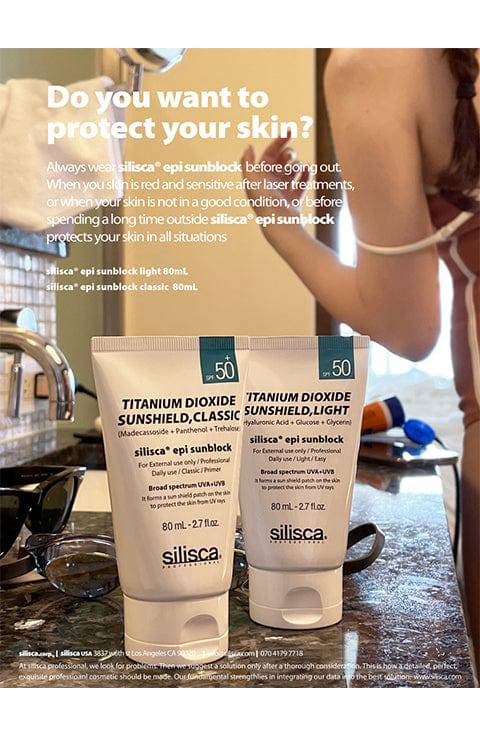 [silisca] Epi Sunblock Classic or Light SPF50/PA+++ (80mL) - Palace Beauty