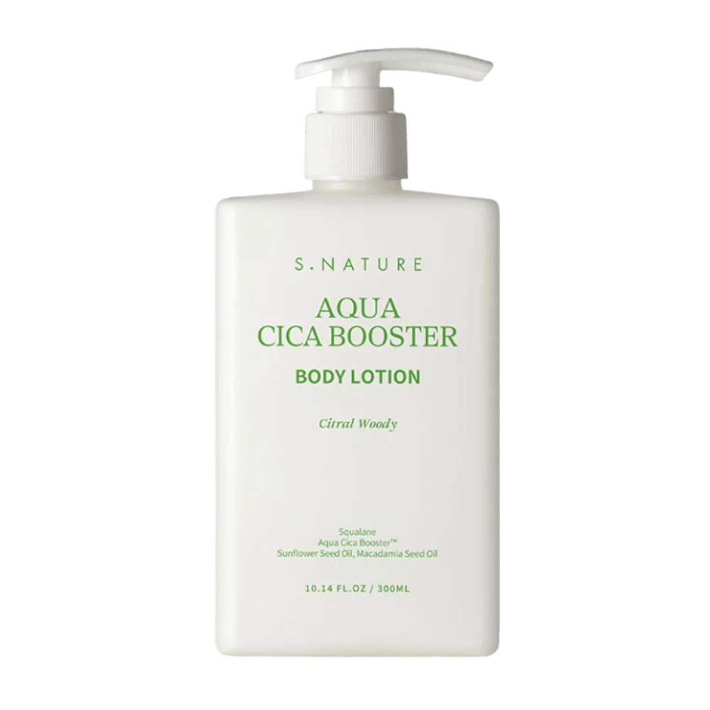 [S.NATURE] Aqua Cica Booster Body Lotion 300ml - Palace Beauty