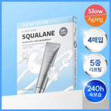 [S.NATURE] Aqua Squalane Moisturizing Cream Wrapping Mask 1pc or 1box(4pcs) - Palace Beauty