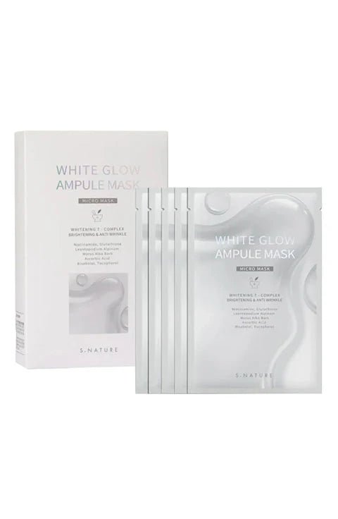 S.NATURE White Glow Ampule Mask [1pc OR 1box(5pcs)] - Palace Beauty