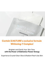 S.NATURE White Glow Ampule Mask [1pc OR 1box(5pcs)] - Palace Beauty