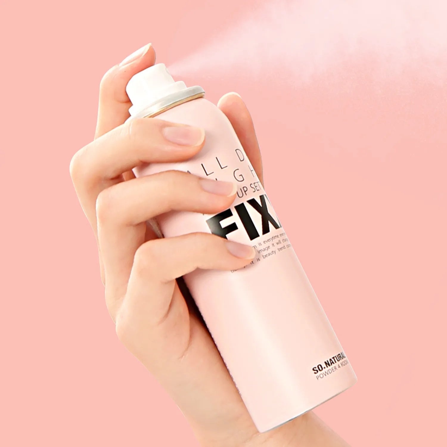 [SO NATURAL] ALL DAY TIGHT MAKE UP SETTING FIXER 75ml (No - gas Type) - Palace Beauty