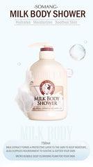 [SOMANG] Flower Men Milk Body Shower 750ml - Palace Beauty