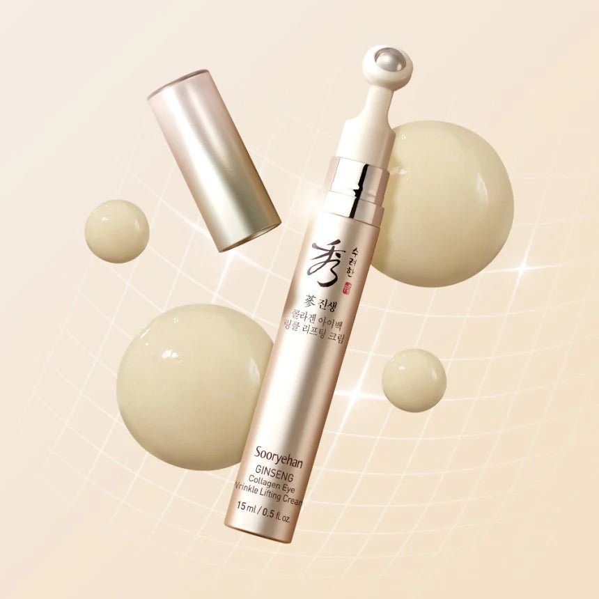[Sooryehan] Ginseng Collagen Eye Wrinkle Lifting Cream Set - Palace Beauty